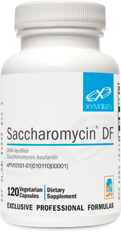 Saccharomycin® DF
DNA-Verified Saccharomyces boulardii
Xymogen 
