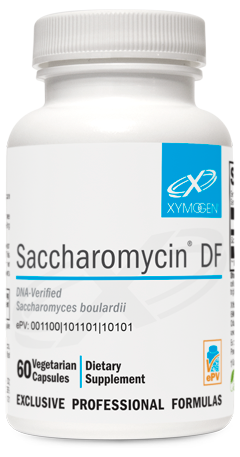 Saccharomycin® DF
DNA-Verified Saccharomyces boulardii
Xymogen 