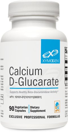 Calcium D-Glucarate
Supports Healthy Beta-Glucuronidase Activity