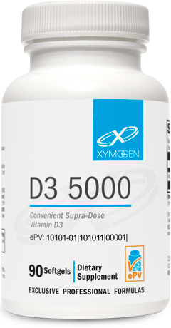 D3 5000
Convenient Supra-Dose Vitamin D3