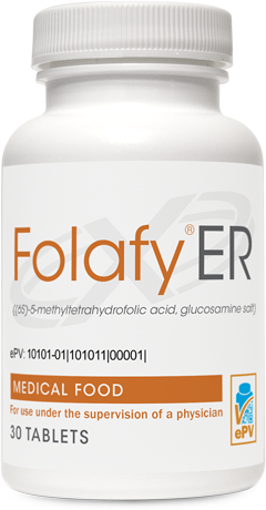 Folafy® ER
((6S)-5-methyltetrahydrofolic acid, glucosamine salt)