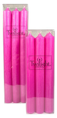 10" Orchid Dinner Candle | Six Pack