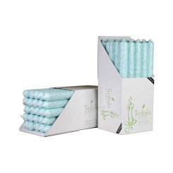 Ice Blue Eco Dinner Candle | 25 Pack