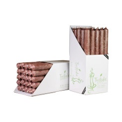 Mocha Eco Dinner Candle | 25 Pack