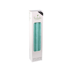 Ice Blue Eco Dinner Candle | 6 Pack