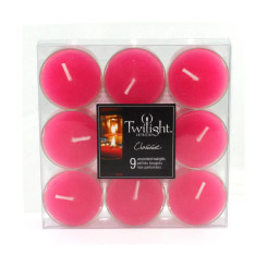 FuchsiaTealights | 9-pack