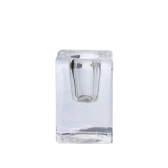 Quadra 6 Candle Holder - Small - Clear