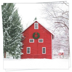 Christmas House Luncheon Napkin