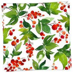  Mistletoe Luncheon Napkin