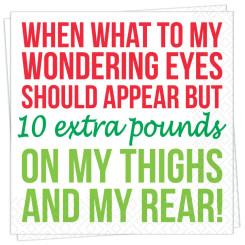 10 Extra Lbs Cocktail Napkins