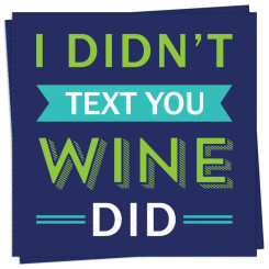 Text You Cocktail Napkins