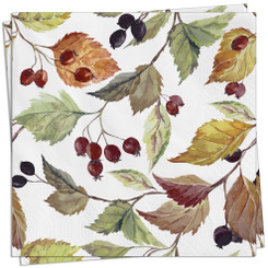 Colourful Leaves Luncheon Napkin