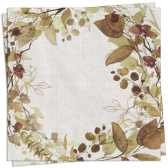 Autumn Wreath Luncheon Napkin