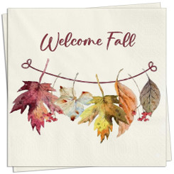 Welcome Fall Luncheon Napkin
