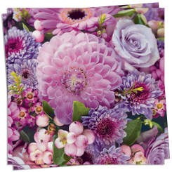 Royal Dahlia Luncheon Napkin