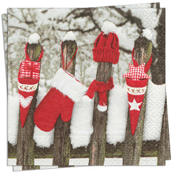 Outdoor Christmas Luncheon Napkin