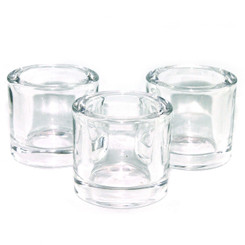 Heavy Glass Holder - Clear
