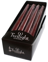 Bordeaux Metallic Taper | 12 Pack