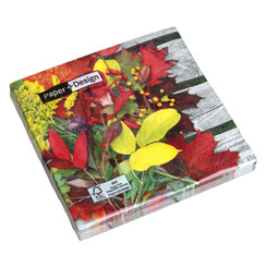 Colourful leaves Luncheon Napkin