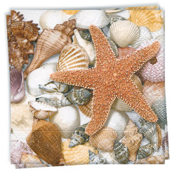From the Seabed Cocktail Napkin