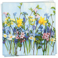 Spring Flowers Luncheon Napkin