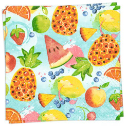 Tropical Fruits Luncheon Napkin