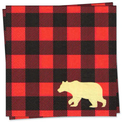 Buffalo Bear Luncheon Napkin