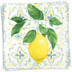 Lemon Cocktail Napkin
