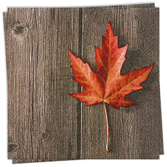 Lonely Leaf Cocktail Napkin