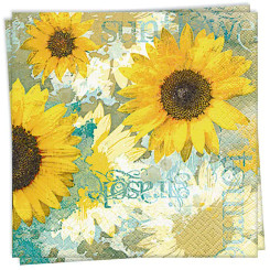  Girasol Cocktail Napkin