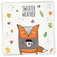 Sweater Weather Cocktail Napkin