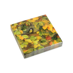 Fall Is Here Cocktail Napkin