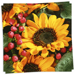 Autumn Greetings Cocktail Napkin