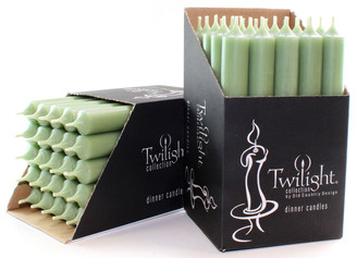 10" Light Sage Green Dinner Candle | 25 Pack
