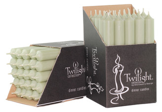 10" Honeydew Dinner Candle | 25 Pack
