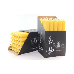 7" Lemon Chiffon Dinner Candle | 25 Pack