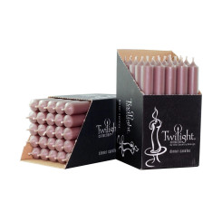 7" Taupe Dinner Candle | 25 Pack