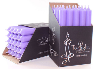 10" Lavender Dinner Candle | 25 Pack