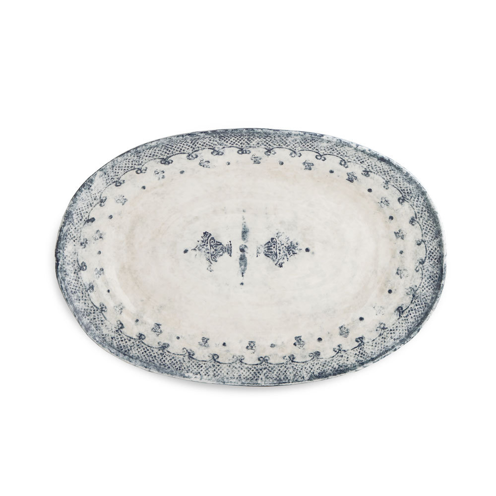 Burano Large Oval Platter - La Bella Fiona