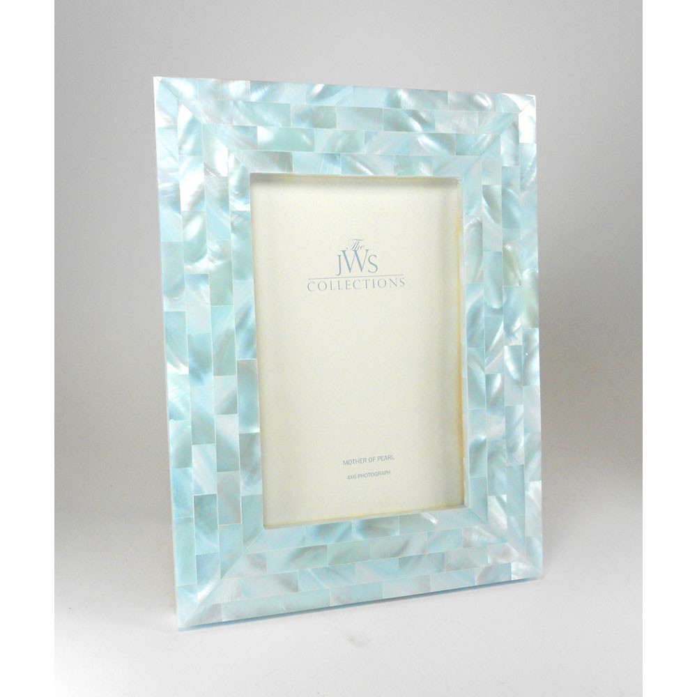 JWS Collections - Blue Mother of Pearl Picture Frames - La Bella Fiona