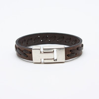 Torino Leather - Whipstitch Bracelet
