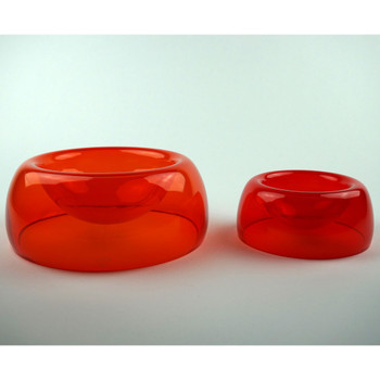 Medium Pet Bowl shown with Small Bowl (Sold Separately)
Medium and Small shown for size comparison, only.