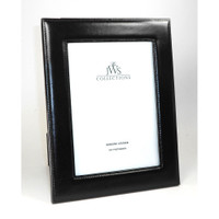 JWS Collections - Black Leather Picture Frame (5 X7)