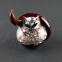 Murano Glass Cat - "Pinot"