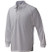 Silver/Navy Stencil Mens L/S Team Polo