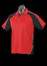 Aussie Pacific Red/Black/White Panorama Mens Polo