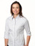 Women's 3/4 Sleeve Wrinkle Free Silver Shirt