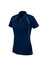 Ladies Navy/Silver Cyber Polo