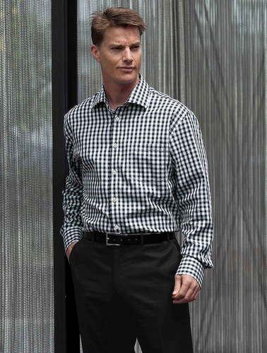 The Hartley Black Check Shirt