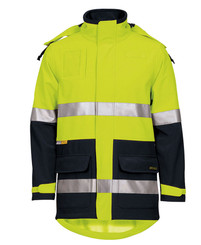 Hi Viz Soft Shell Jacket - Lime/Black